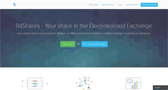Desktop Screenshot of bitshares.org